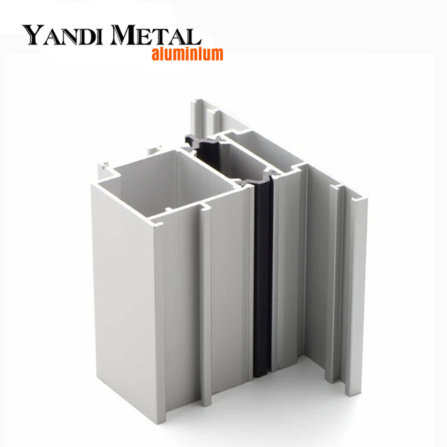 Matériau en aluminium Fram anodisé à chaud, porte et fenêtre en aluminium extrudé sur mesure, fabricant 6063