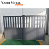 Porte en aluminium populaire, moteur automatique, revêtement en poudre, porte et clôture en aluminium