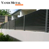 Clôture de panneau de clôture de jardin en aluminium avec clôture verticale à lattes de qualité durable prix usine sécurité personnalisée
