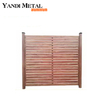 Des panneaux de clôture en aluminium de nouveau design de haute qualité décorent la clôture en aluminium de balcon en métal de porte de jardin