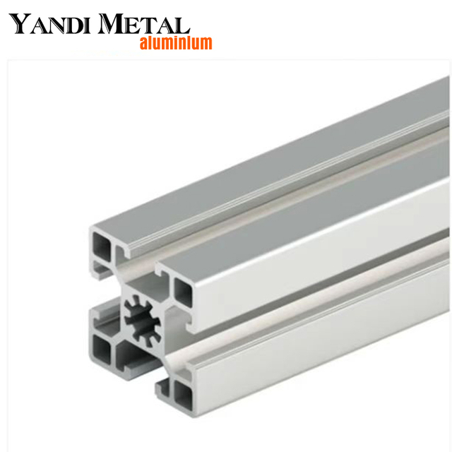 Profilés en aluminium extrudés à rainure en T en aluminium anodisé naturel de haute qualité du fournisseur