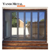 Yandi Système d'isolation thermique porte moustiquaire coulissante en aluminium double triple verre