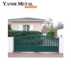 Porte coulissante en aluminium d'entrée de patio décorative sur mesure, porte coulissante d'allée