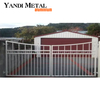 Porte de clôture soudée en métal et aluminium, pour Villa, maison, peinture en poudre, sécurité d'entrée extérieure, porte en aluminium