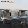 Cabine spatiale mobile de conteneur préfabriqué de luxe portable moderne de chambre à coucher