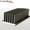 Profilés de dissipateur thermique en aluminium extrudé industriel al6063 t5, fabricant d'ailerons de refroidissement, dissipateur thermique à ailettes en aluminium OEM
