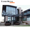 Hangar en polycarbonate facile à assembler, pergola en aluminium, garage de stationnement, hangar autoportant en aluminium