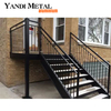 Balustrade de sécurité en aluminium pour escaliers de balcon, balustrade de sécurité personnalisée de haute qualité, pour couloir et chaussée