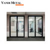 Le design moderne permet d'obtenir des portes en aluminium domestiques de qualité supérieure, des portes en aluminium à profil ultra-mince