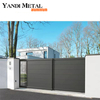 Conception simple de qualité supérieure, entrée de sécurité de Villa, allée coulissante, porte en aluminium, système électrique, porte privée