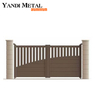 Conception simple de qualité supérieure, entrée de sécurité de Villa, allée coulissante, porte en aluminium, système électrique, porte privée