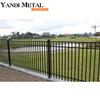 Écran de confidentialité de piscine personnalisé Clôture en aluminium métallique de jardin robuste