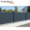 Clôture en aluminium à panneau mural conçue sur mesure pour clôture de jardin en aluminium Yandi