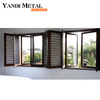 Fabricants Yandi Fenêtres en aluminium Double vitrage Maison à triple vitrage Fenêtres à battants en aluminium