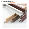 Yandi vente chaude personnalisé 6061 6063 cadre en aluminium extrudé fabricant de profil surface anodisée