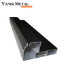 Cadre en aluminium anodisé, profilé en aluminium extrudé, matériau personnalisé, fabricant de profilés en aluminium 60063 de haute qualité