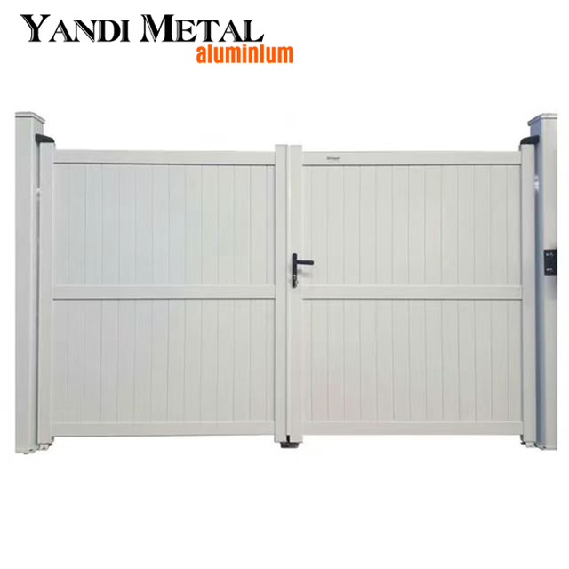 Portes à voies battantes modernes électriques Portes à voies électriques automatiques en aluminium Portes à voies coulissantes privées Maisons en aluminium