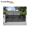 Fabricants personnalisés de luxe en alliage d'aluminium, double porte d'entrée de villa, porte d'entrée en aluminium moulé artistique
