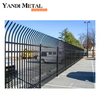 Clôtures de sécurité d'escalade en gros, garde-corps de protection de la sécurité routière, poteaux de clôture en aluminium, clôtures supérieures incurvées personnalisées