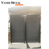 Profilé en aluminium personnalisé pour clôture en bande d'aluminium, panneau de clôture à persiennes horizontales en aluminium