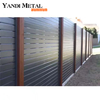 Fabricants de panneaux de clôture en aluminium de jardin nouvellement conçus Panneaux de clôture en métal bon marché en aluminium