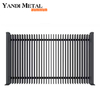 Clôture composite en aluminium pour intimité de conception nouvelle, panneaux de clôture horizontaux en aluminium pour jardins et piscines