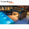 Vente chaude nouvelle pergola en aluminium volets d'ombrage extérieurs pergola volets de toit étanche