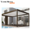 Système Jardin extérieur Cour terrasse Activité toiture Pavillon étanche réglable électrique Persiennes bioclimatiques Pergola aluminium