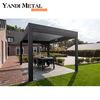 Auvent électrique d'extérieur en métal et aluminium, auvent de jardin, pare-soleil, persienne, pergola en aluminium