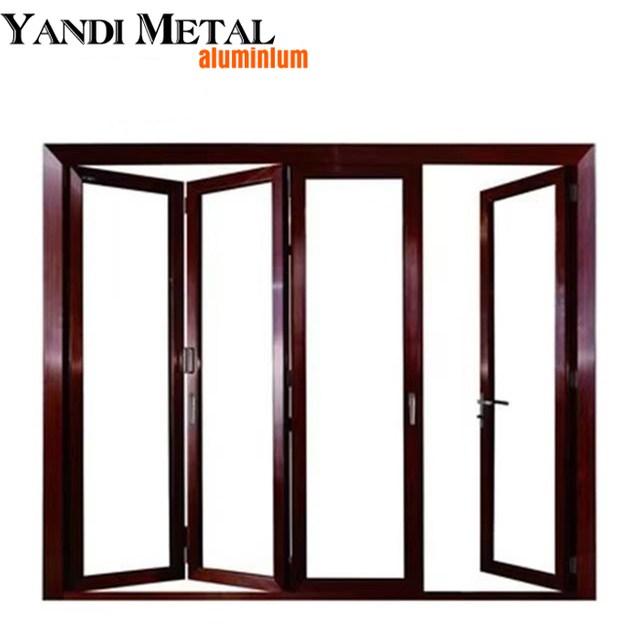 Design moderne populaire, profilé en aluminium, verre, salle de bains, balcon, chambre à coucher, porte coulissante indienne avec maille de gaze
