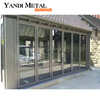 Bonne performance, demi-aluminium, demi-verre, double pli, double, simple, coulissant, pivot extérieur, porte en aluminium