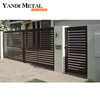 Portes en aluminium modernes et design Portes électriques automatiques Portes à grille sur mesure Portes résidentielles coulissantes en aluminium