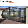 Porte de clôture soudée en métal et aluminium, pour Villa, maison, peinture en poudre, sécurité d'entrée extérieure, porte en aluminium