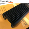 Profilés de dissipateur thermique en aluminium extrudé industriel al6063 t5, fabricant d'ailerons de refroidissement, dissipateur thermique à ailettes en aluminium OEM