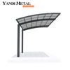 Auvent de carport à cadre en aluminium, toit en métal, économique et esthétique, étanche
