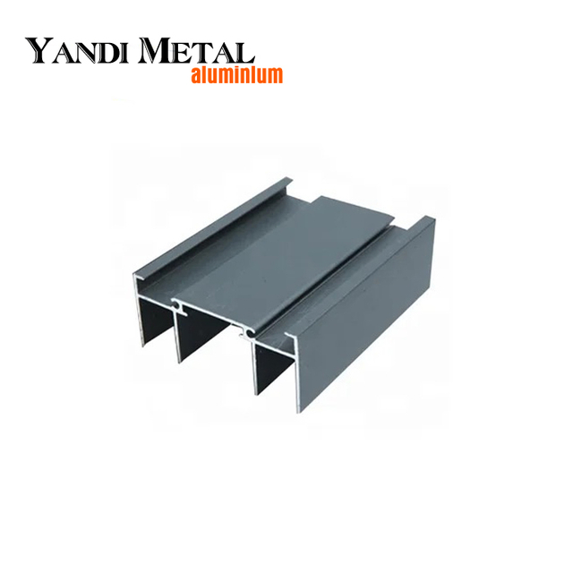 Tuyau creux imitation bois profilé en aluminium finition profilé en aluminium motif grain de bois finition grain de bois profilé en aluminium