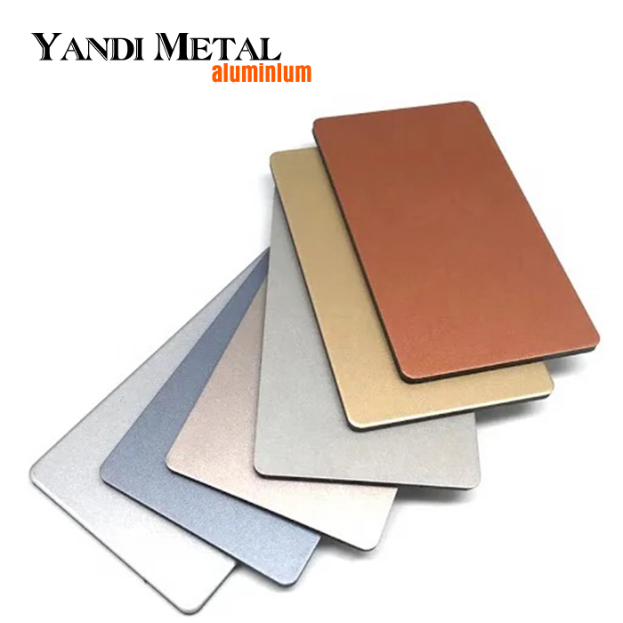 Plaque composite en aluminium PE acp 4*8 pouces 3 mm, signalisation de plaque ACP