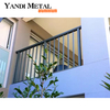 Les balustrades de clôture en aluminium de conception nouvelle sont fabriquées sur mesure pour les balcons en aluminium et les balcons d'escalier de toutes tailles