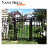 Porte de jardin automatique en aluminium, clôture de sécurité, panneau métallique, persienne en aluminium, porte à lamelles, porte soudée décorative