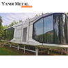 Nouvelle capsule spatiale de maison préfabriquée de haute qualité Conteneur d'hôtel Capsule de couchage familiale Petite maison mobile extérieure Capsule spatiale de luxe