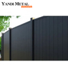Matériau de lattes privées composites bon marché, clôture de jardin en bois extrudé, panneau en plastique et bois, cadre en aluminium, ensemble extérieur, offre spéciale