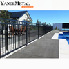 Clôture de jardin extérieure classique en aluminium, clôture en aluminium, balcon de maison, piscine d'arrière-cour, clôture personnalisée en métal