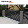 Clôture de poteau en aluminium de mode la dernière porte battante industrielle porte en aluminium automatique