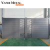 Porte en aluminium populaire, moteur automatique, revêtement en poudre, porte et clôture en aluminium
