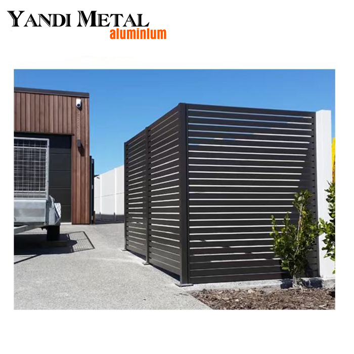 Clôture de sécurité de piscine en aluminium, peinture en poudre d'extérieur, panneau de clôture temporaire, clôture en aluminium