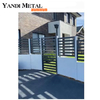 Clôture composite en aluminium pour intimité de conception nouvelle, panneaux de clôture horizontaux en aluminium pour jardins et piscines