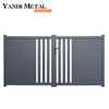 Porte électrique en aluminium, conception personnalisée, villa moderne, porte coulissante automatique en aluminium