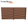Des panneaux de clôture en aluminium de nouveau design de haute qualité décorent la clôture en aluminium de balcon en métal de porte de jardin