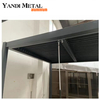 Système de pergola bioclimatique imperméable moderne 3 × 3 3 × 4 4 × 6 pergola pergola de toit à persiennes électriques en aluminium extérieure