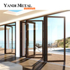 Yandi Système d'isolation thermique porte moustiquaire coulissante en aluminium double triple verre